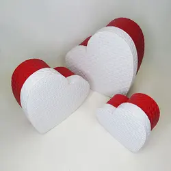 جعبه کادو طرح قلب تمام چرم