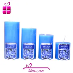 شمع معطر آبی