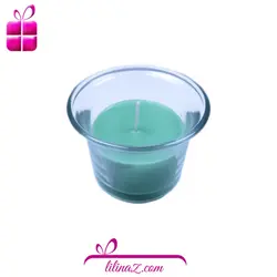 شمع لیوانی معطر سبز
