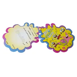 کارت دعوت تم تولد باب اسفنجی