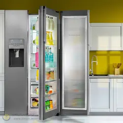 یخچال فریزر ساید بای ساید اسنوا مدل 3032SS سری گالری Gallery