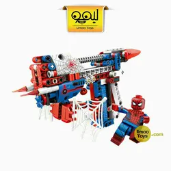 لگو تفنگ با طرح اسپایدرمن Spiderman Pistol bullet