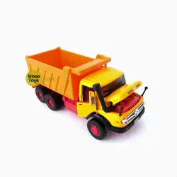 ماکت فلزی کامیون بنز | زرد-نارنجی