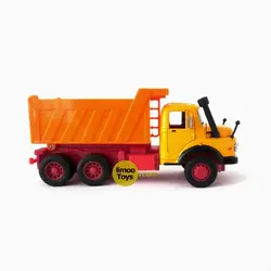 ماکت فلزی کامیون بنز | زرد-نارنجی