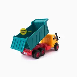 ماکت فلزی کامیون بنز | نارنجی-سبز