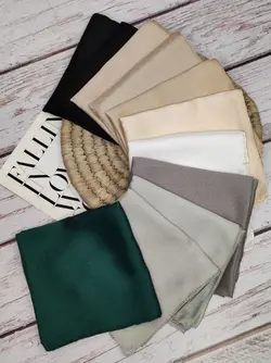 مینی اسکارف کریستال بسته11رنگی کد Mm9 (عمده)