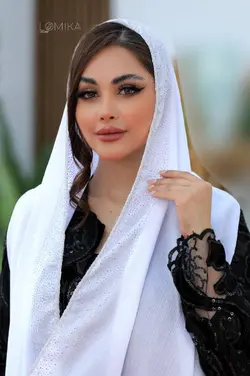 شال مجلسی کریستال بسته3رنگی کد sm11132 (عمده)