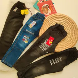 شلوار کتون کش دودی بند قرمز