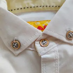 پیراهن سفید کشی بسیار باکیفیت