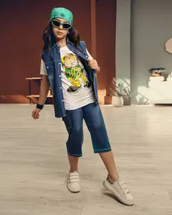 سه تیکه بیرونی جین