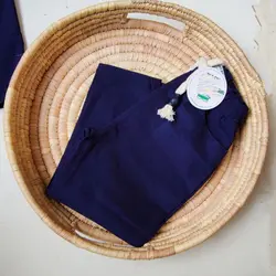 شلوار کتون سرمه ای کد_