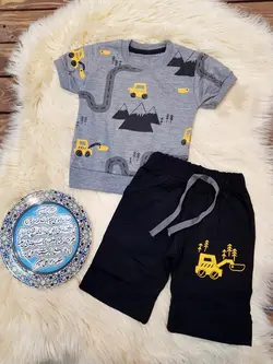 ست ماشین طوسی کد _2020