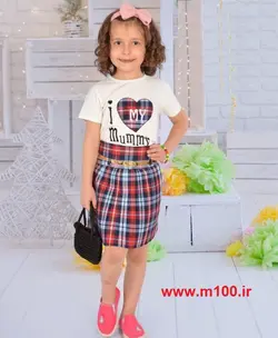 568-بلوز دامن پلیسه