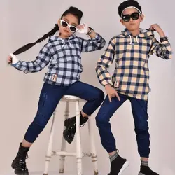 1959_هودی چهارخونه کلاه دار و شلوار