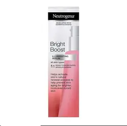 سرم ضد لک و درخشان کننده نوتروژینا سری Bright Boost حجم 30 میلی لیتر
