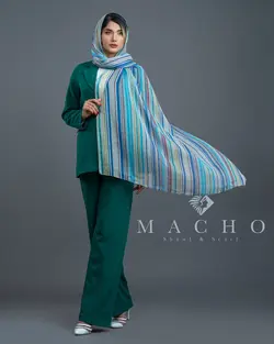 شال شیفون هندی ماچو 3035