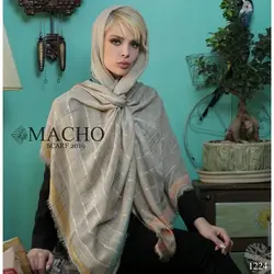 شال نخی ملانژ پولک ماچو 1224