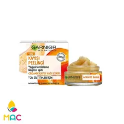 ژل پیلینگ مدل Kayisi Peelingi حاوی عصاره زژل پیلینگ مدل Kayisi Peelingi حاوی عصاره زردآلو مناسب انواع پوست حجم 50 میل گارنیر