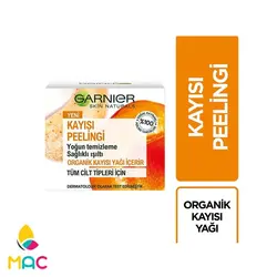 ژل پیلینگ مدل Kayisi Peelingi حاوی عصاره زژل پیلینگ مدل Kayisi Peelingi حاوی عصاره زردآلو مناسب انواع پوست حجم 50 میل گارنیر