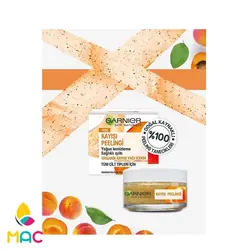 ژل پیلینگ مدل Kayisi Peelingi حاوی عصاره زژل پیلینگ مدل Kayisi Peelingi حاوی عصاره زردآلو مناسب انواع پوست حجم 50 میل گارنیر