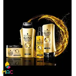 شامپو ترمیم و تغذیه کننده مناسب موهای ضعیف و آسیب دیده حجم 500 میل گلیس