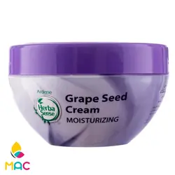 کرم مرطوب کننده صورت و بدن با رایحه انگور و بنفشه هرباسنس 150گرم آردن