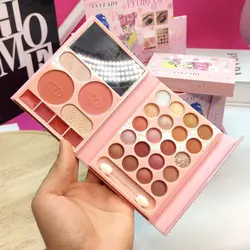 پلت سایه کیفی انی لیدی همراه رژ و گلیتر و رژگونه و هایلایتر (ANYLADY MAKE UP PALETTE MODEL : 8624DR)