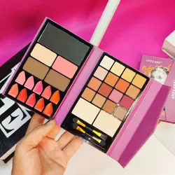 پلت کیفی چندکاره سایه و رژ و هایلایتر و رژگونه انی لیدی (ANYLADY MAKE UP PALETTE MODEL : 8663T)