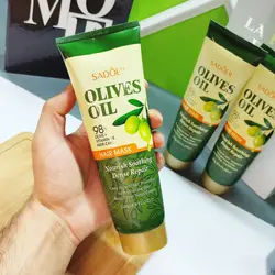ماسک مو ترمیم کننده و رفع خشکی زیتون سادور حجم ۲۵۰ گرم  SADOER OLIVE OIL HAIR MASK 250 G