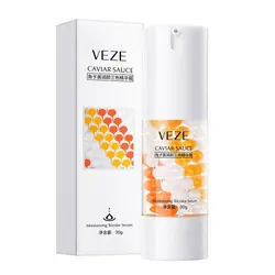 سرم آبرسان خاویار پروتئین وزه تقویت کننده پوست حجم ۳۰ گرم(‌CACIAR SAUCE MOISTURIZING VEZE 30G)