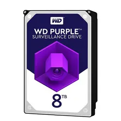 هارد دیسک اینترنال وسترن دیجیتال بنفش شرکتی مدل Purple WD82PURZ ظرفیت 8ترابایت