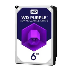 هارد دیسک اینترنال وسترن دیجیتال بنفش شرکتی مدل Purple WD62PURZ ظرفیت 6ترابایت