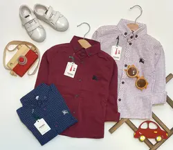 پیراهن پسرانه چهارخونه پیشرو