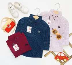 پیراهن پسرانه چهارخونه پیشرو