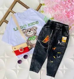 شلوار تک مام استایل دخترانه پروانه