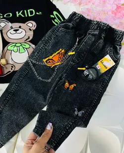 شلوار تک مام استایل دخترانه پروانه