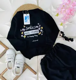 شومیز شلوار دخترانه همراه تل