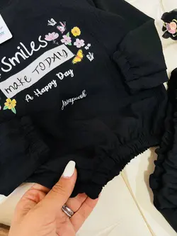 شومیز شلوار دخترانه همراه تل