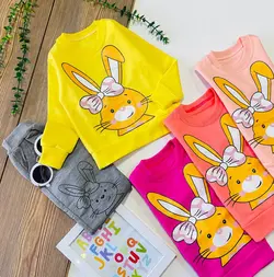 بلوز شلوار دخترانه خرگوش پاپیون