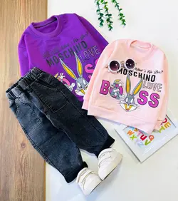 بلوز شلوار دخترانه MOSCHINO