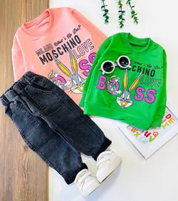 بلوز شلوار دخترانه MOSCHINO