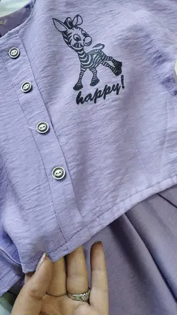 کراپ شلوار دخترانه ZEBRA