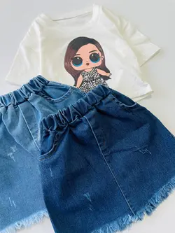 کراپ دامن دخترانه