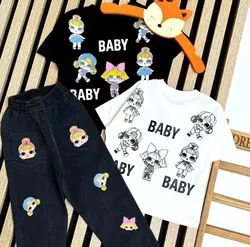 کراپ شلوارک دخترانه BABY