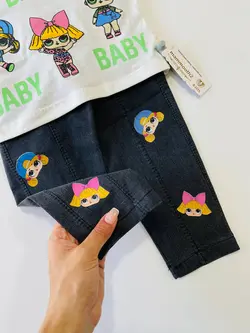 کراپ شلوارک دخترانه BABY