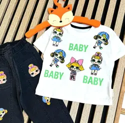 کراپ شلوارک دخترانه BABY