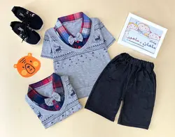 ست پسرانه پاپیون دار