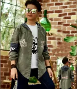 دو تیکه هودی + تاپ طرح OPTIS