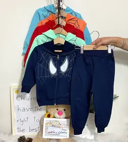 سویشرت شلوار تو‌کرکی مرد عنکبوتی