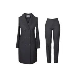 مانتو و شلوار مدل یقه بلیزری